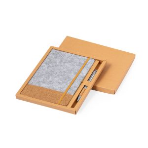 Coffret Carnet & Stylo Éco Personnalisé WEBERMAX
