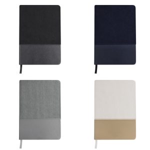 Bloc-Notes A5 Velours et Cuir PU Recyclé Personnalisé MITEK