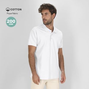 Polo Adulte Blanc Personnalisé CHAPLIN