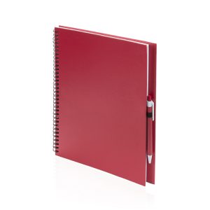 Cahier A4 Spirales et Stylo Personnalisés TECNAR