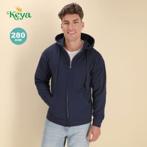 Veste Sweat Zippée Capuche Personnalisée KEYA SWZ280