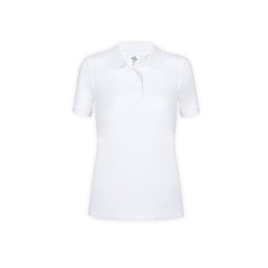 Polo Femme blanc KEYA WPS180 - MA5871-2