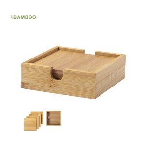 Set Dessous de Verres Bambou Personnalisé KAPPAL
