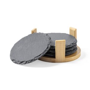 Set Dessous de Verres Ardoise Personnalisé SEITOL