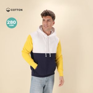 Sweat à Capuche Tricolore Personnalisé SKON