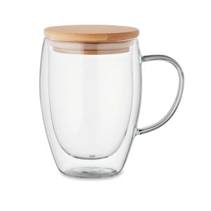 Mug Verre Couvercle personnalisé TIROL
