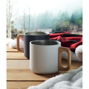 Mug poignée bois personnalisé ACERO