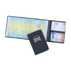 Porte carte grise personnalisé 4 volets CHR