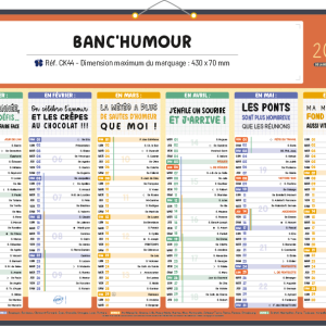 Calendrier personnalisé HUMOUR