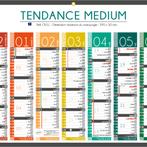 Calendrier personnalisé COLOR