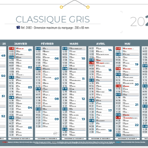 Calendrier personnalisé HUBERT