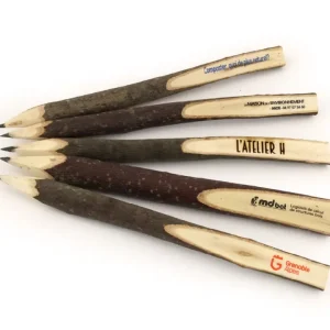 Crayon Bois Brut Made in France personnalisé MAMIK
