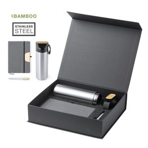 Coffret cadeau Carnet Gourde personnalisé HALDERAN