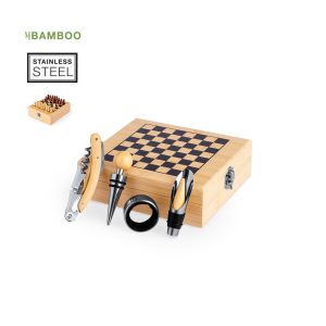 Coffret Vin & Échecs personnalisé PALUK