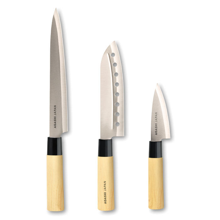Set de 3 couteaux Japonais TAKI - MI6841-2