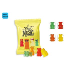 Bonbons Oursons Sans Sucre Personnalisés