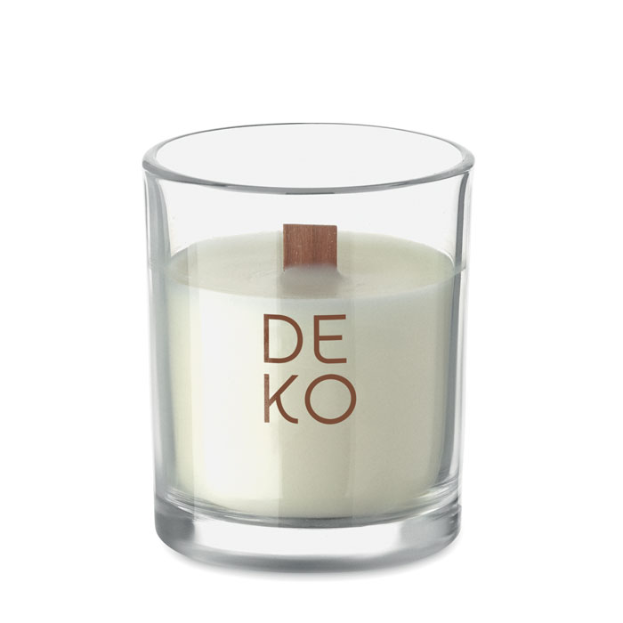 Bougie personnalisée KIVAS WOOD - MI2708-5