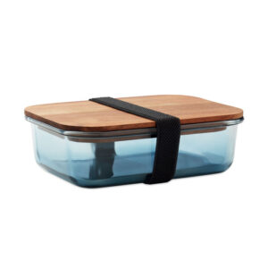 Boîte Lunch Verre Couvercle Acacia Personnalisée VITRIO