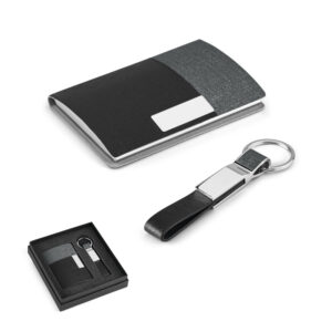 Coffret porte-cartes et porte-clés personnalisé TRAVOLTA